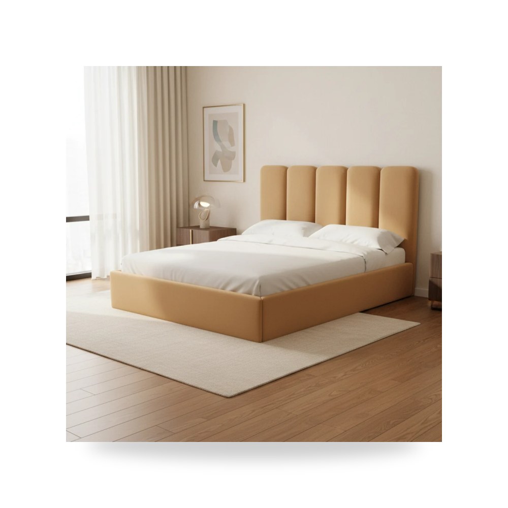 سرير قطيفة Palani Honey توف فيرنتشر TOV Furniture