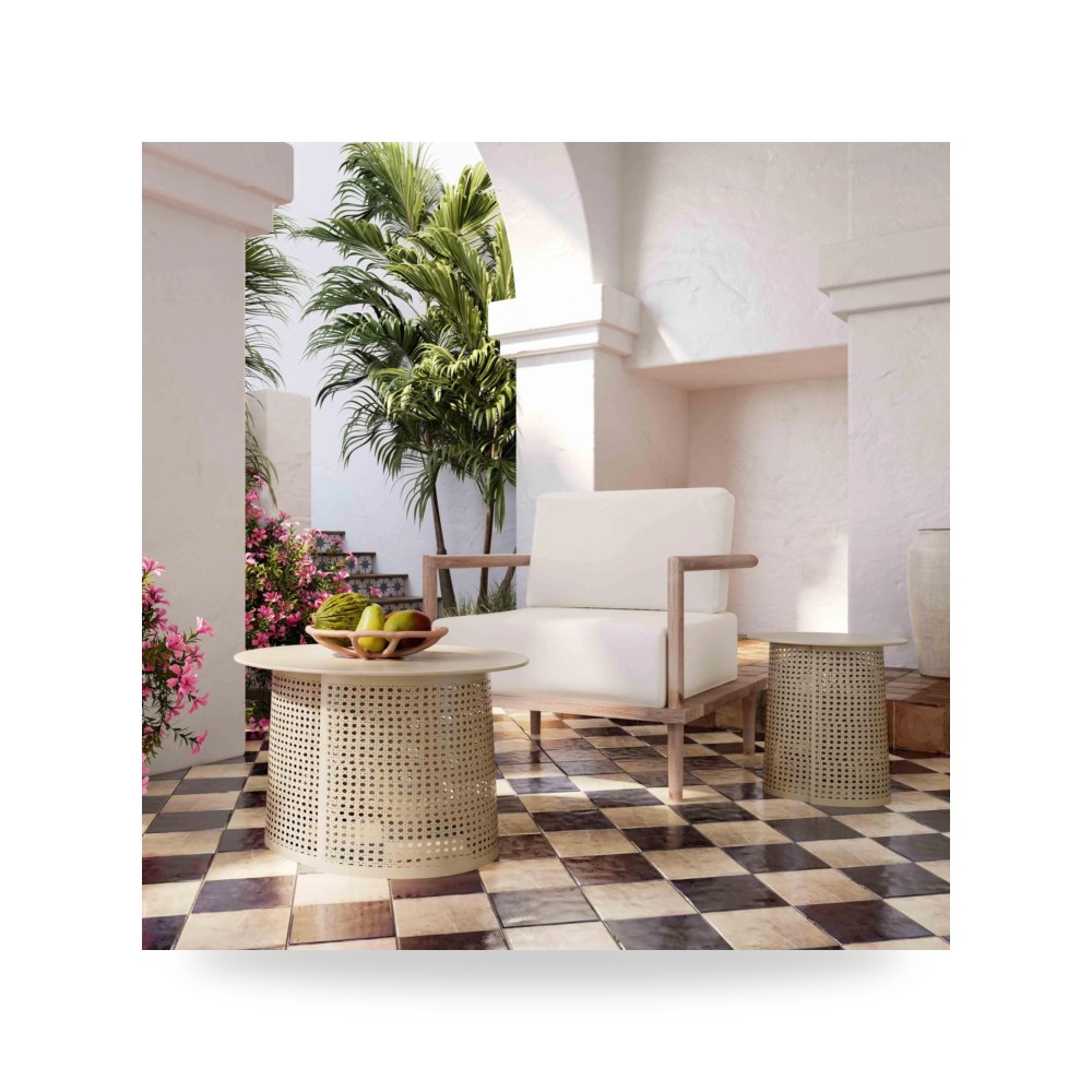 طاولة قهوة كريمي Pesky Eggnog توف فيرنتشر TOV Furniture