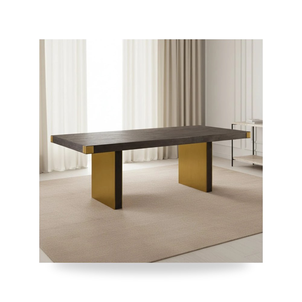 كرسي طعام فاخر - طاولة طعام بني TOV معتمد - من TOV Furniture - طراز TOV-IHD68562