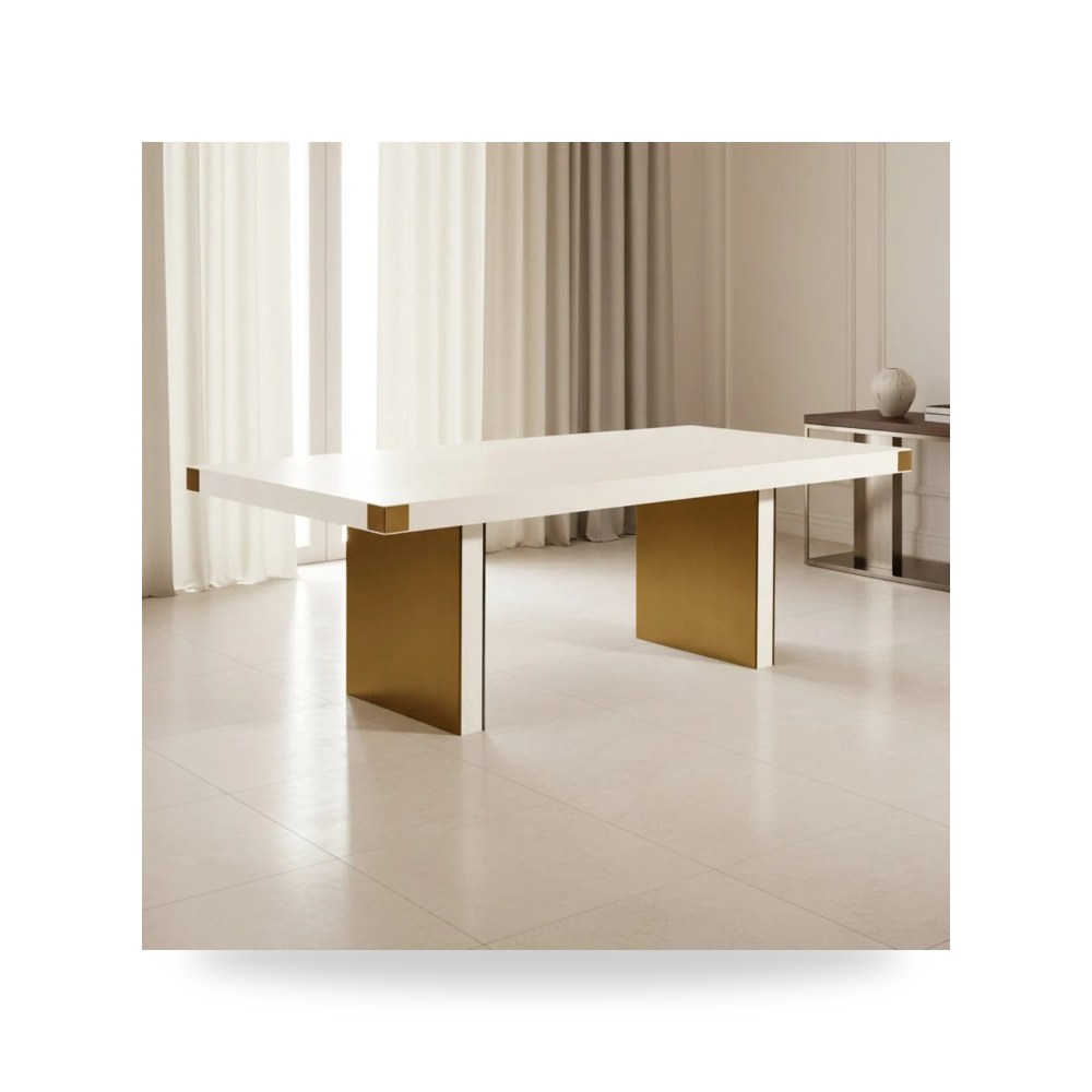 كرسي طعام فاخر - طاولة طعام كريمي Selena Ash TOV - من TOV Furniture - طراز TOV-IHD68563
