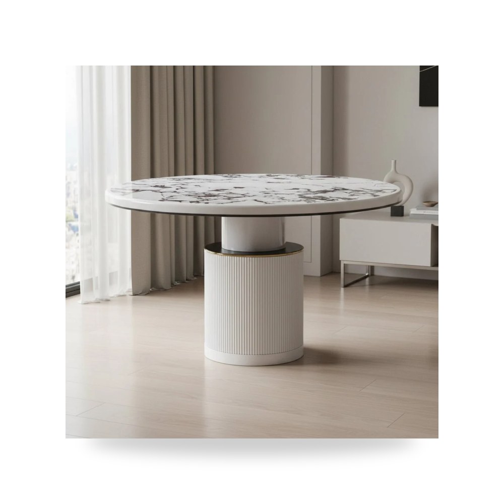 طاولة طعام أبيض توف فيرنتشر TOV Furniture موديل توف فيرنتشر TOV Furniture D68760