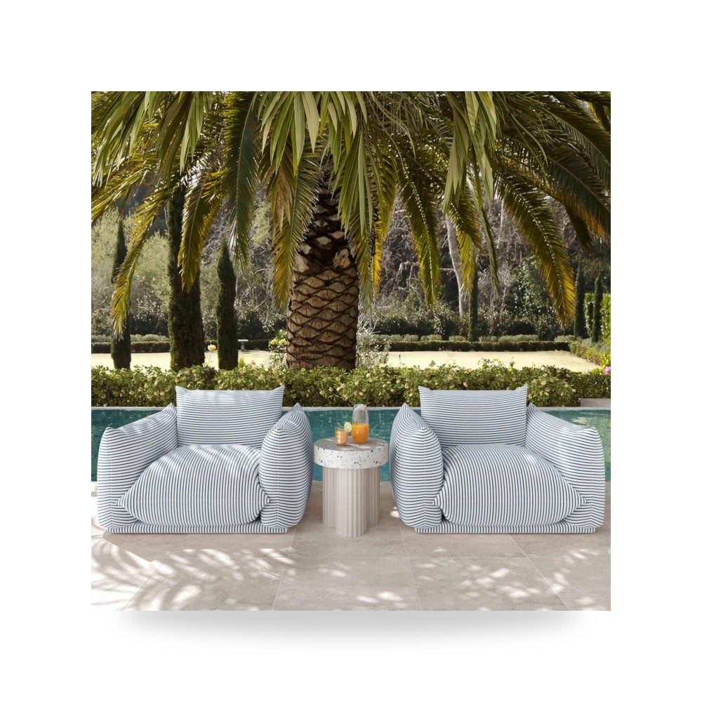 كرسي بذراعين فاخر - كرسي بذراعين أزرق TOV معتمد - من TOV Furniture - طراز TOV-O68849