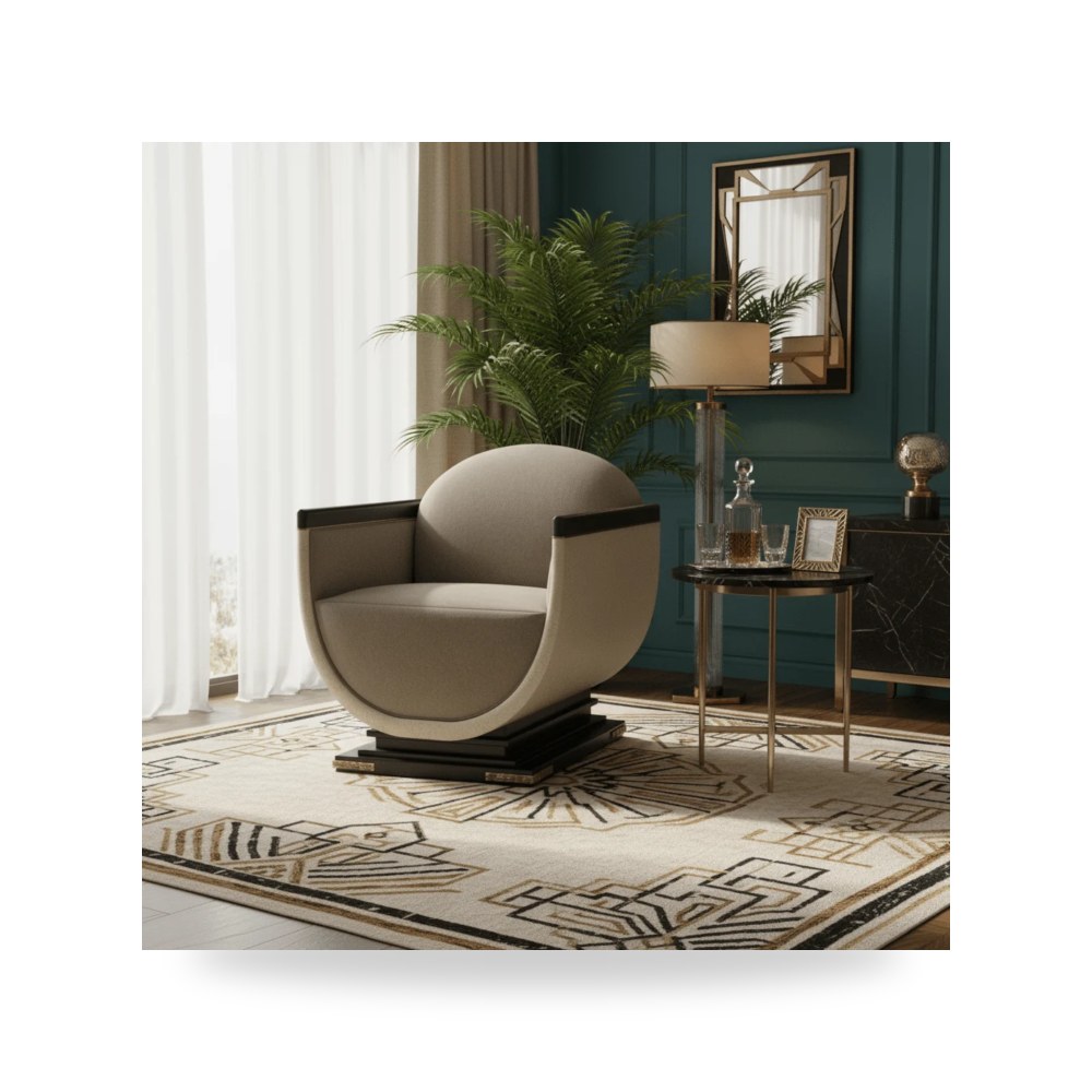 كرسي جلوس بتصميم أنيق - كرسي Caracole موديل UPH 424 133 A - طراز UPH-424-133-A