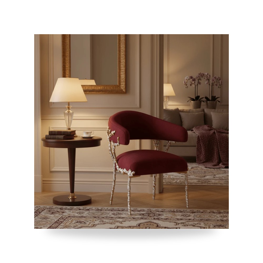 كرسي جلوس بتصميم أنيق - كرسي Caracole موديل UPH 419 231 D - طراز UPH-419-231-D