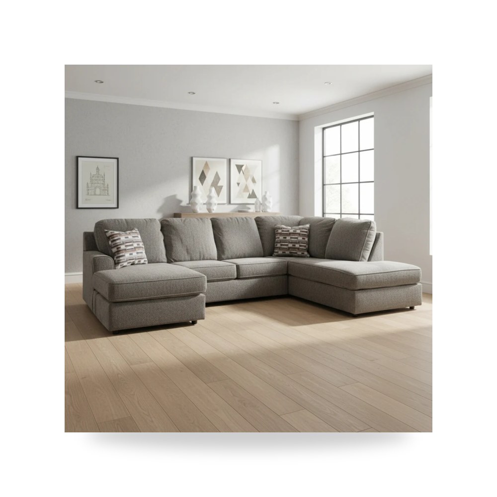 كنب زاوية أريكة مقطعية رمادي آشلي Ashley Furniture موديل 29402-Raf-WE