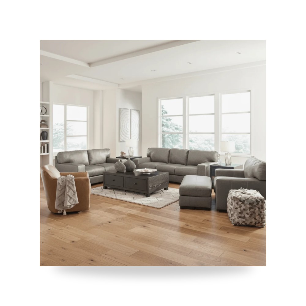 كراسي ومقاعد فاخرة - أريكة رمادي Lombardia Ashley - طراز 57303-WE