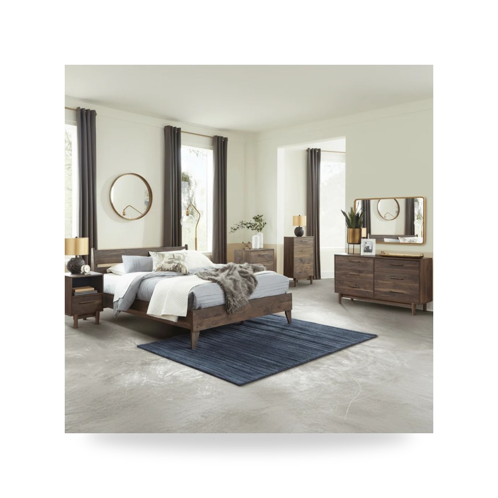 طقم غرفة نوم آشلي Ashley Furniture موديل EB3660 QueenSet WE