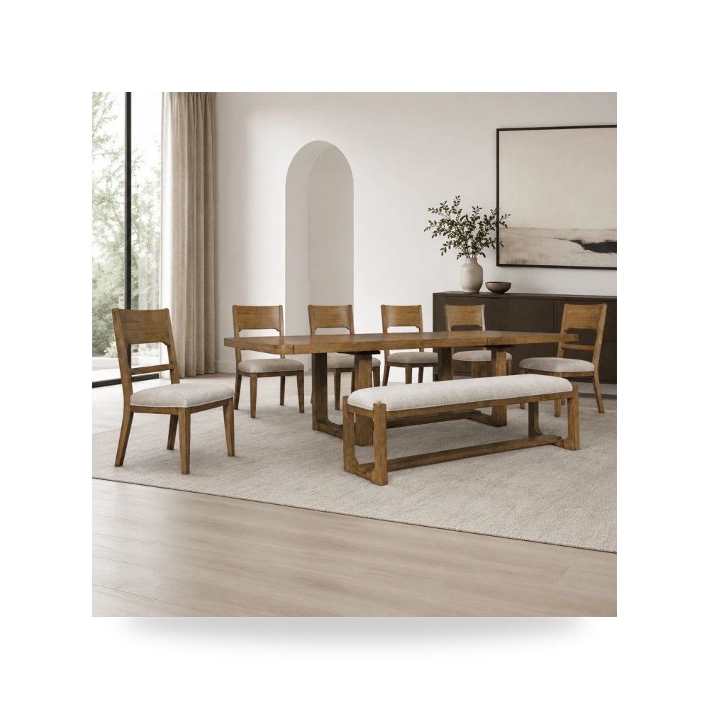 كرسي طعام فاخر - طقم غرفة طعام Ashley موديل D974 kit - طراز D974-kit