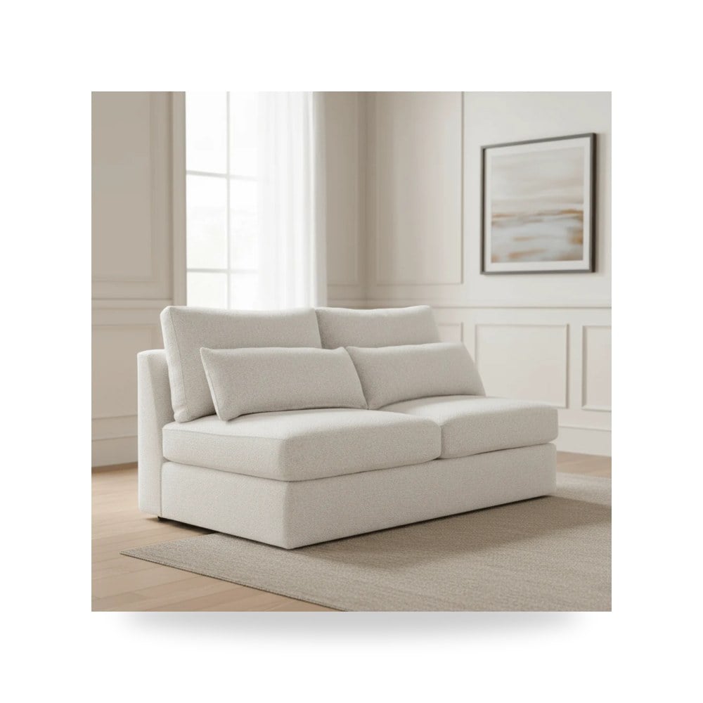 كنب ثنائي بدون أذرع بانكس Banks Armless Loveseat موديل 3003-79 Fairfield Chair