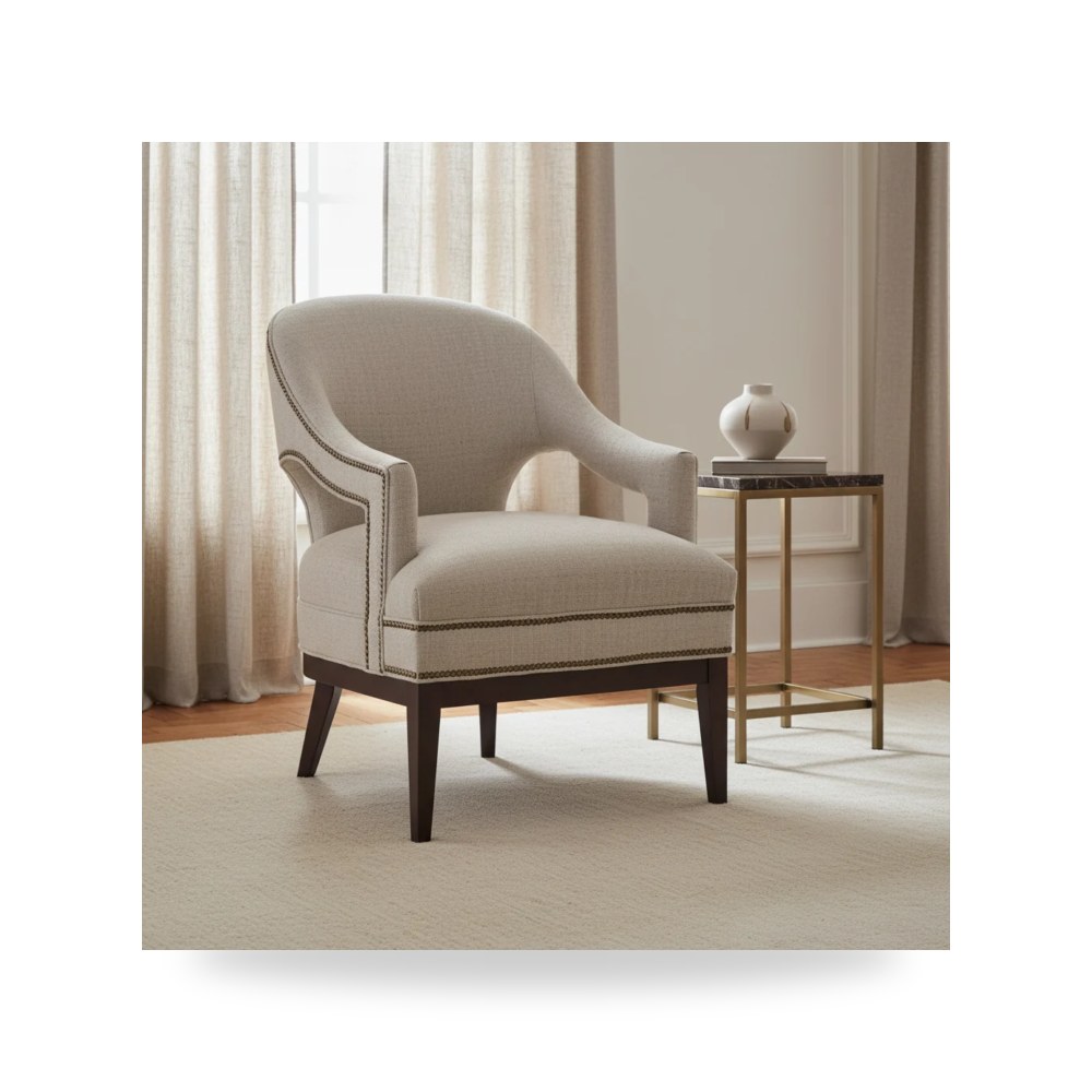 كرسي جلوس بتصميم أنيق - كرسي Callie Occasional Fairfield - من Fairfield Chair