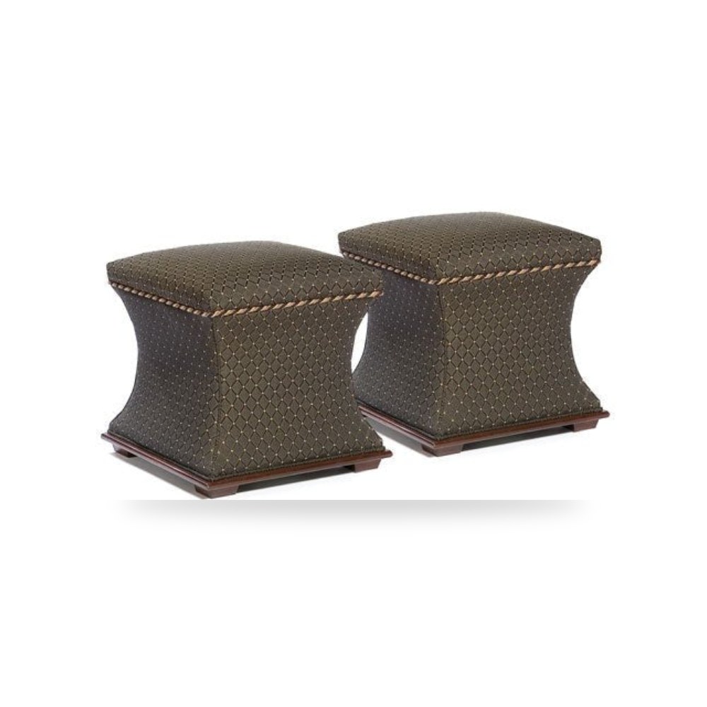 بوف ومسند قدم عثماني - Product OverviewCannon Cocktail Ottoman مدفع - من Fairfield Chair