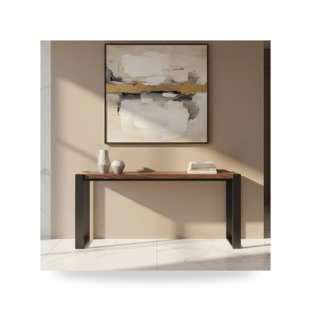 كراسي ومقاعد فاخرة - Product OverviewCrotch Cut Walnut Console - من Fairfield Chair