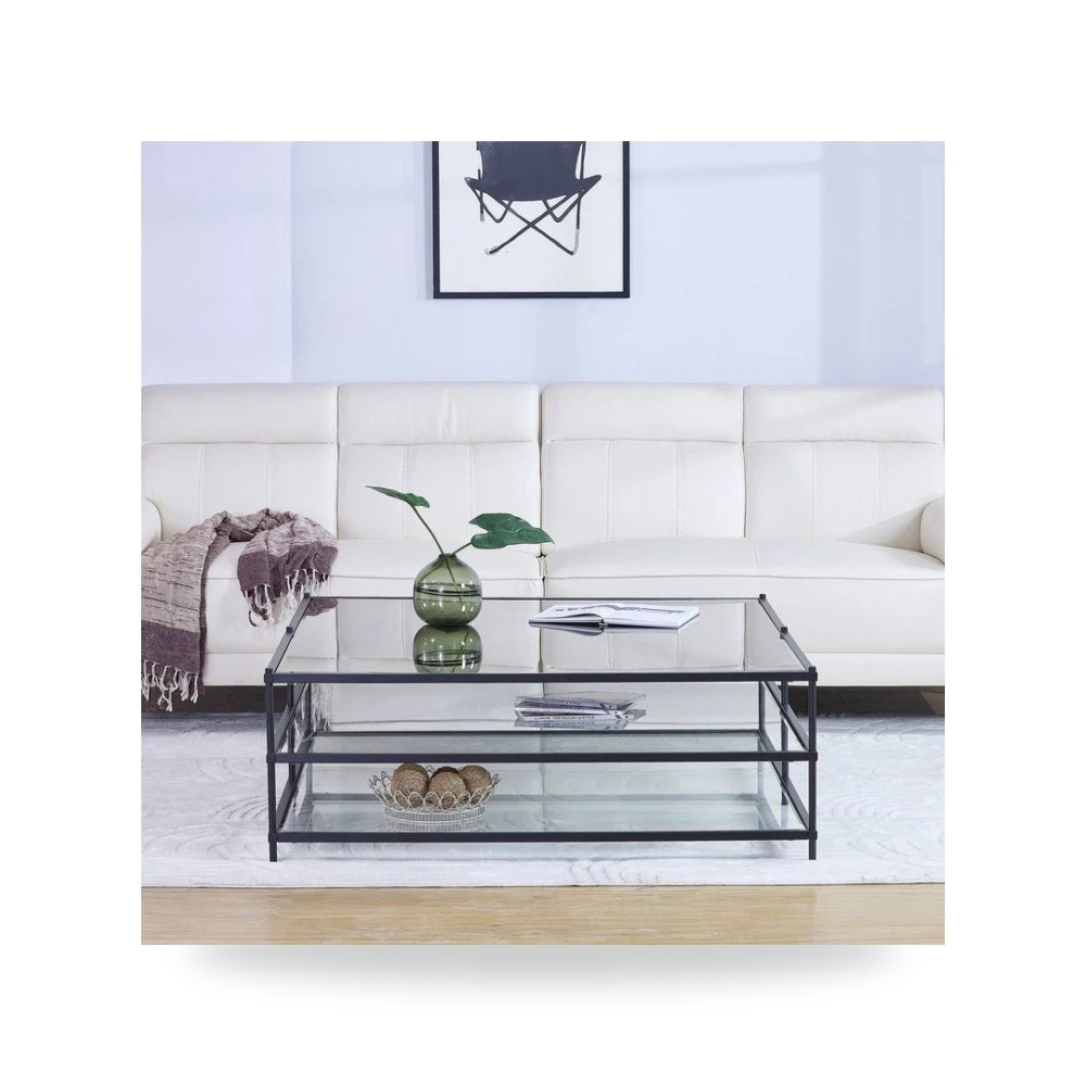 طاولة قهوة أسود Luxe Metal موديل CVFZR5296 Crestview