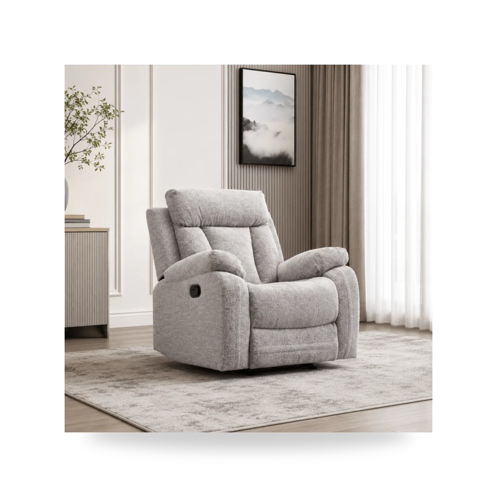كرسي استرخاء مريح - كرسي استرخاء رمادي موديل - طراز R1622-000461