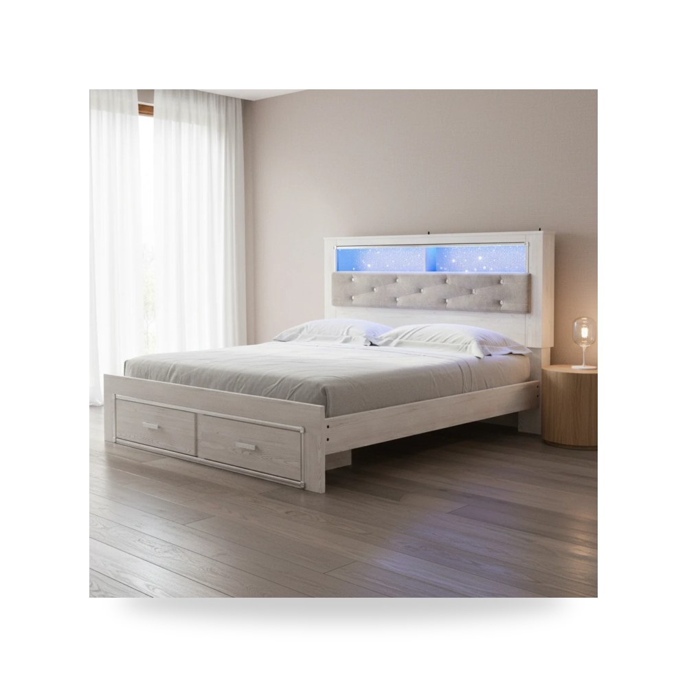 سرير نوم فاخر - سرير نوم أحمر Ashley موديل B2640B47