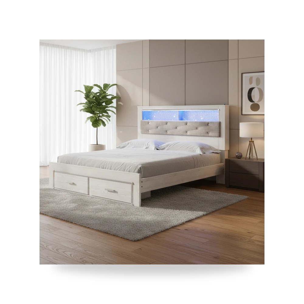 سرير نوم فاخر - سرير نوم أحمر Ashley موديل B2640B49