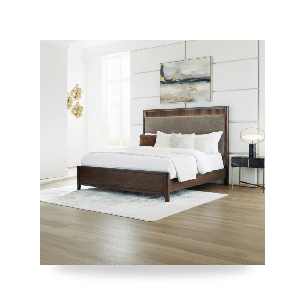 سرير نوم فاخر - سرير أحمر Korestone California - طراز B689B5