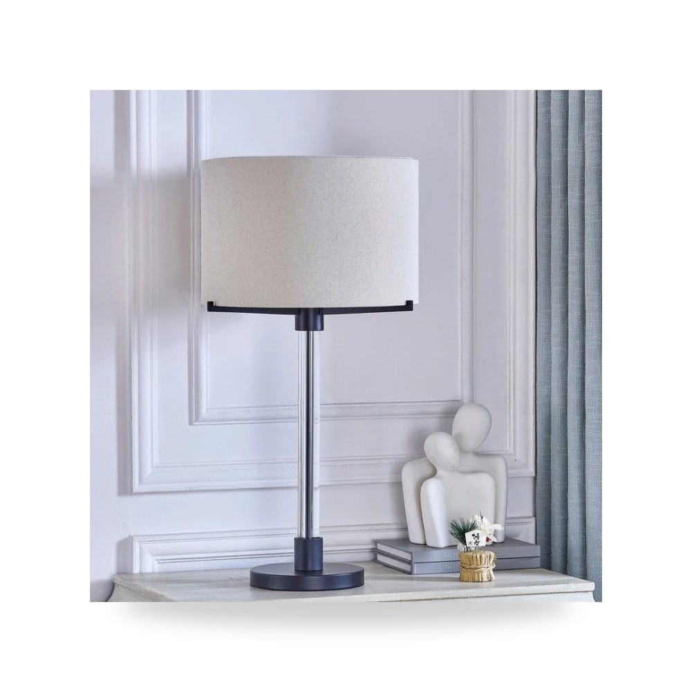 أباجورة طاولة ديكور Matt Retro أسود موديل CVABS2561 Crestview