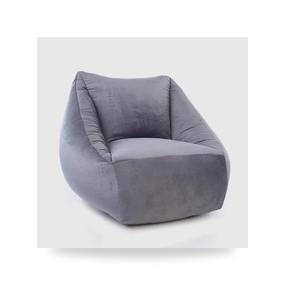 كرسي استرخاء مريح - بين باج مقعد استرخاء Ariika موديل 122SU Grey - طراز 122SU-Grey