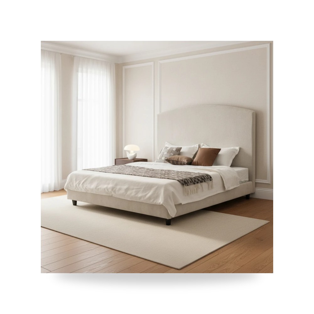 سرير نوم فاخر - Holland King Bed - طراز R0802-B0003BED