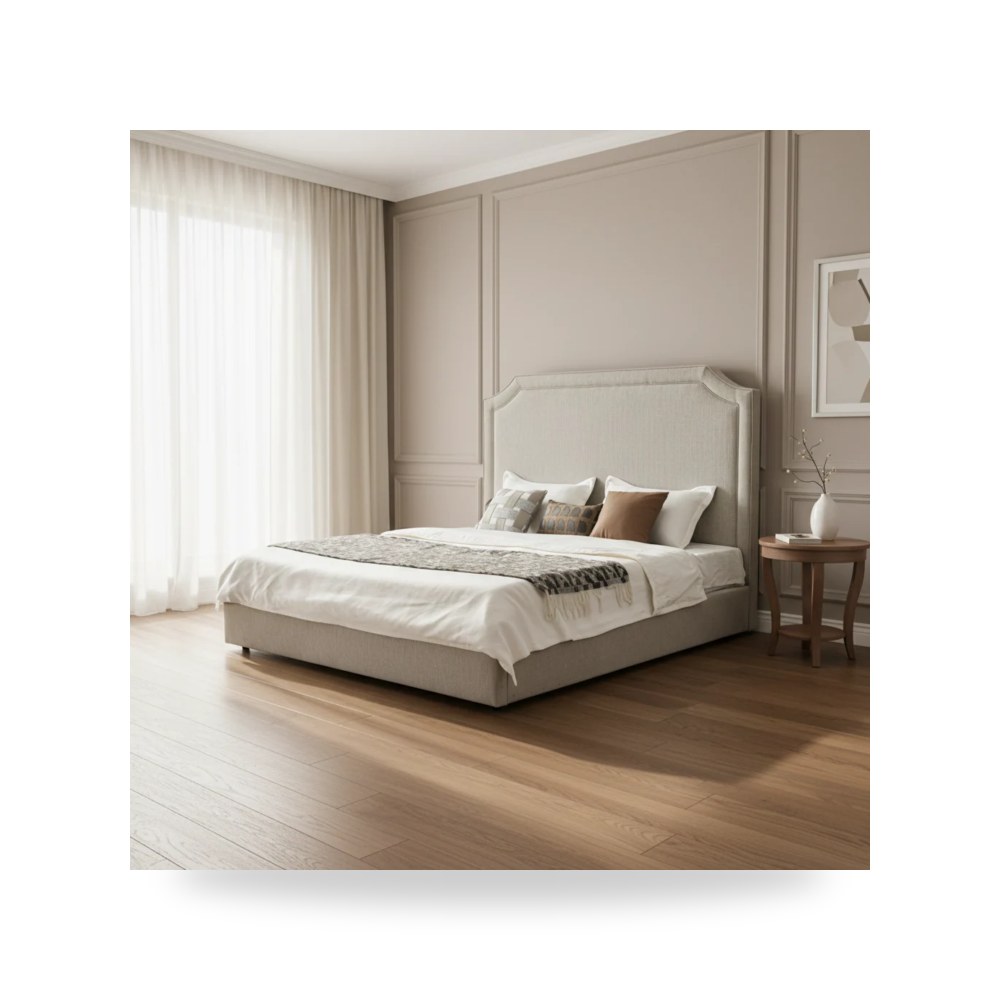 سرير نوم فاخر - Veda King Bed - طراز R0802-B0001BED