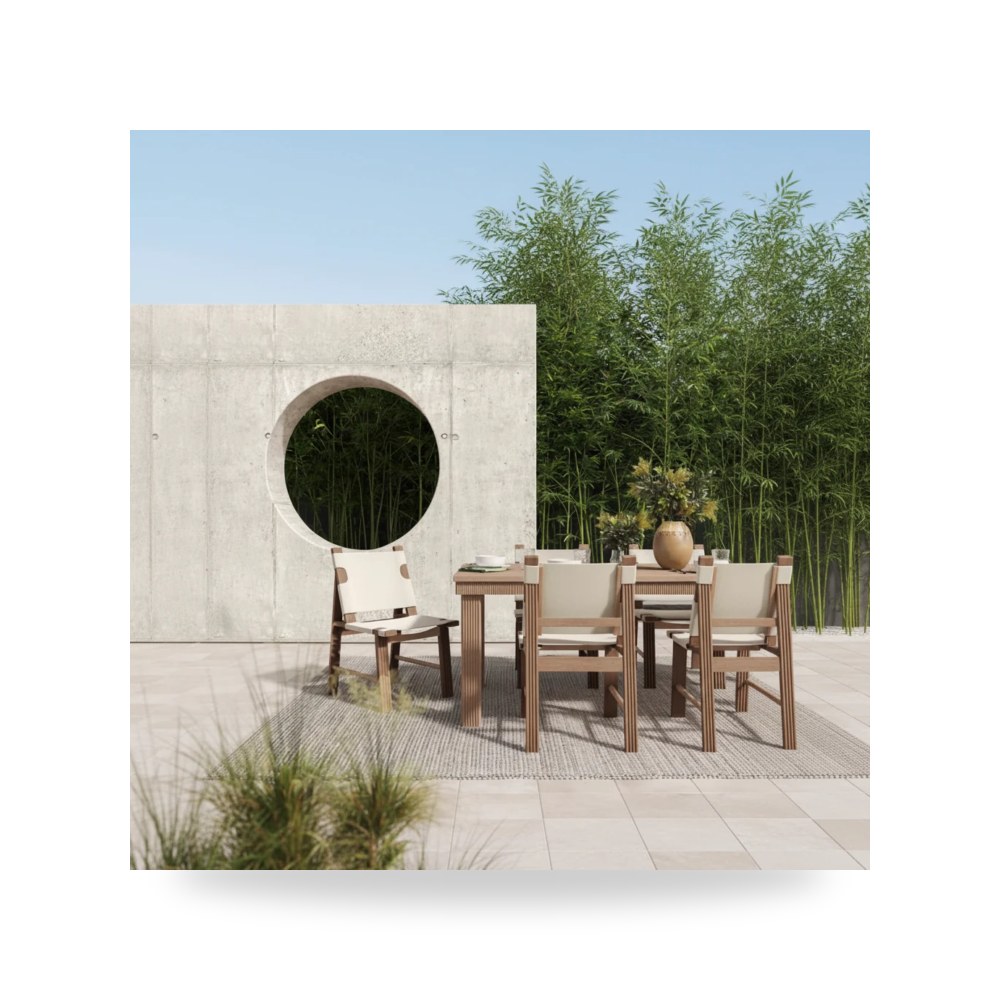 كراسي ومقاعد فاخرة - Outdoor Tables TOV معتمد - من TOV Furniture - طراز TOV-O54292-Set