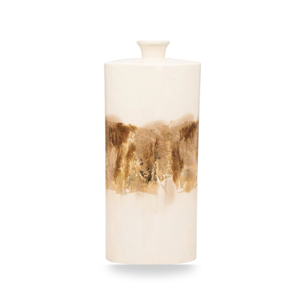 فازة زينة ذهبي Sagebrook Home موديل 18753 02