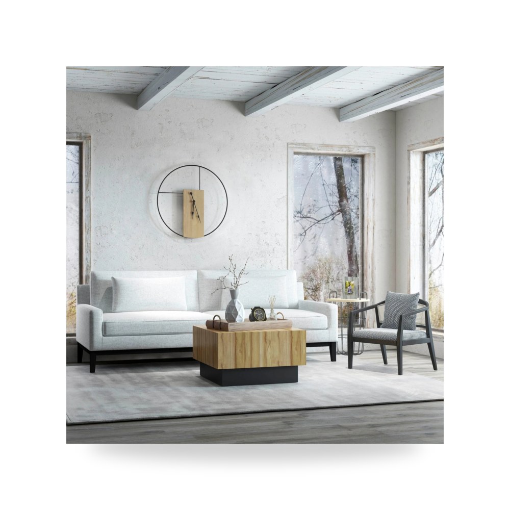 أريكة خشب أحمر TAN Sagebrook Sagebrook Home