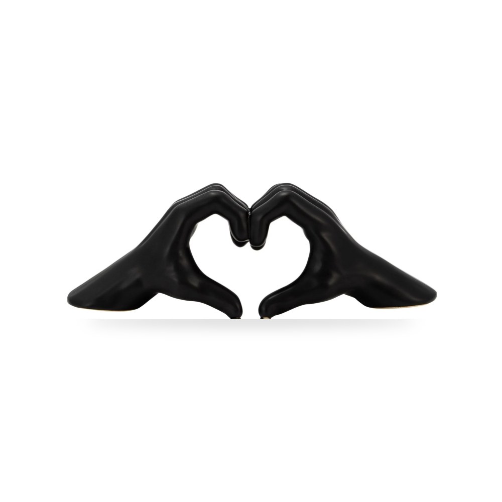 أسود HAND HEART, Sagebrook Home