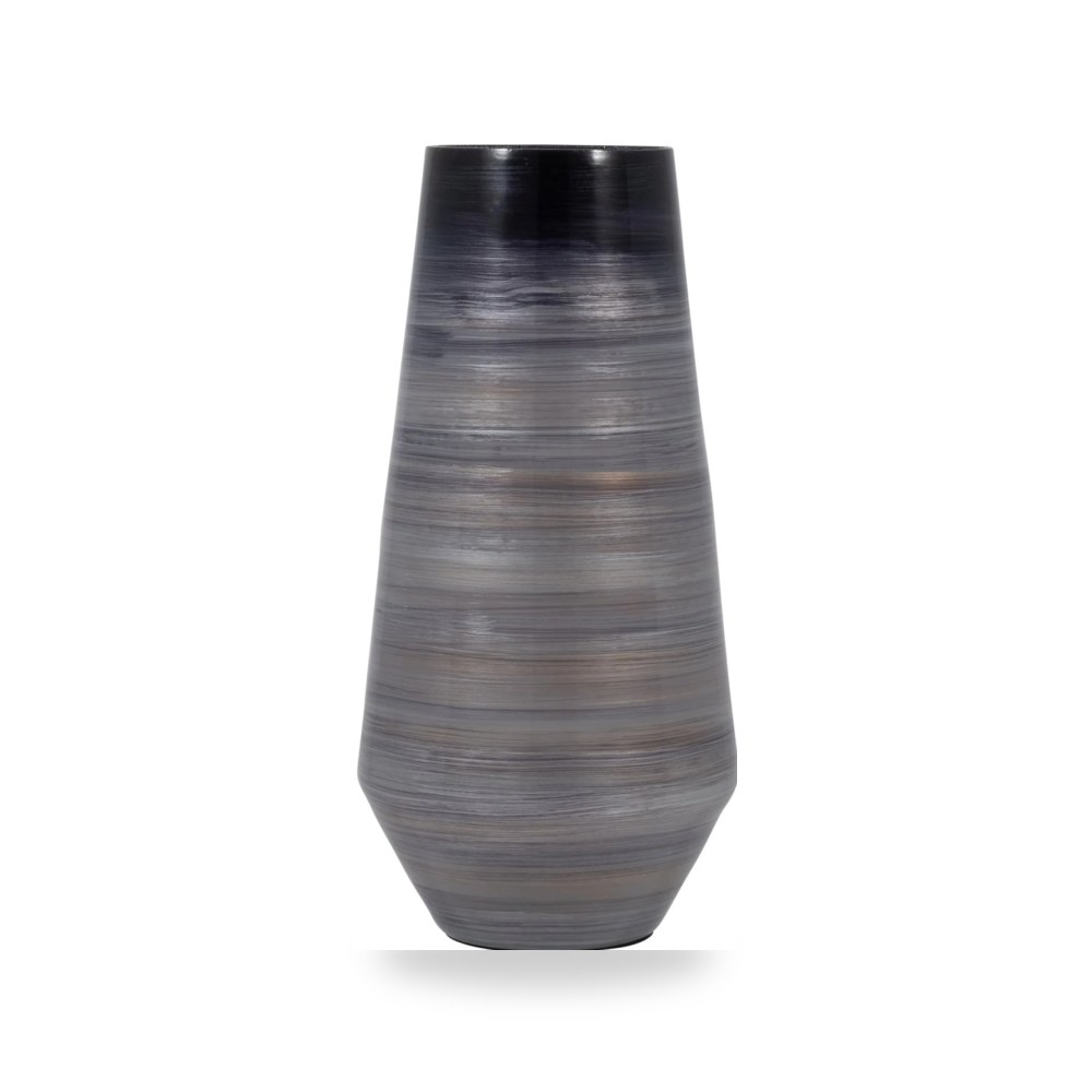 زجاج أسود VASE, GRAY - BLACK Sagebrook موديل 18503-01 Sagebrook Home