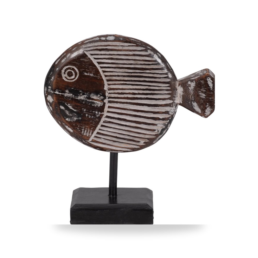 خشب رمادي FISH Sagebrook Home