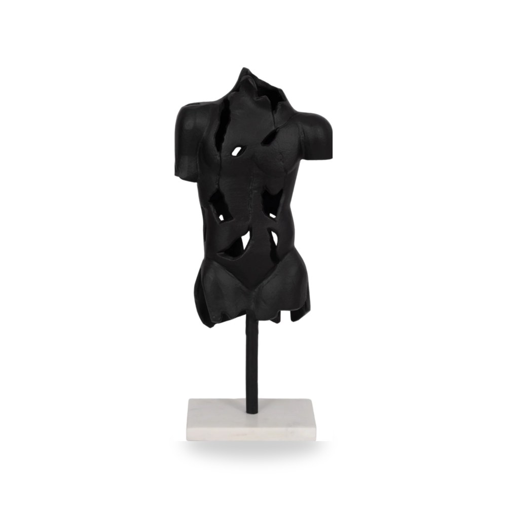 أسود METAL, BUST Sagebrook Home