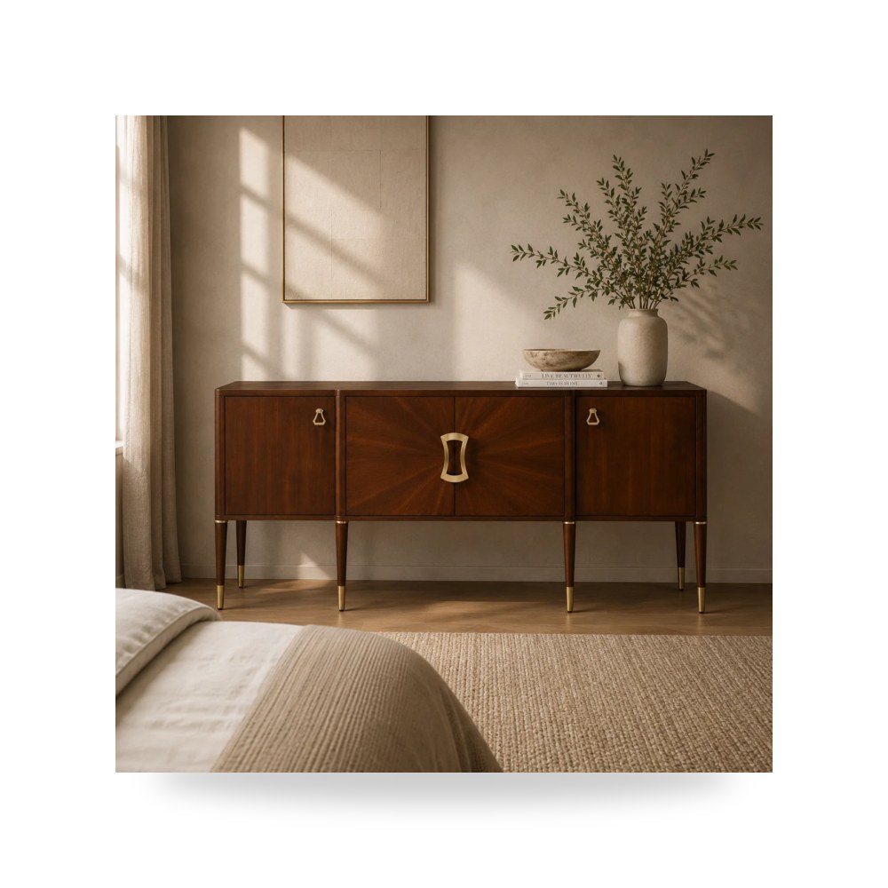 طاولة طعام بني AlRugaib Furniture موديل R1982