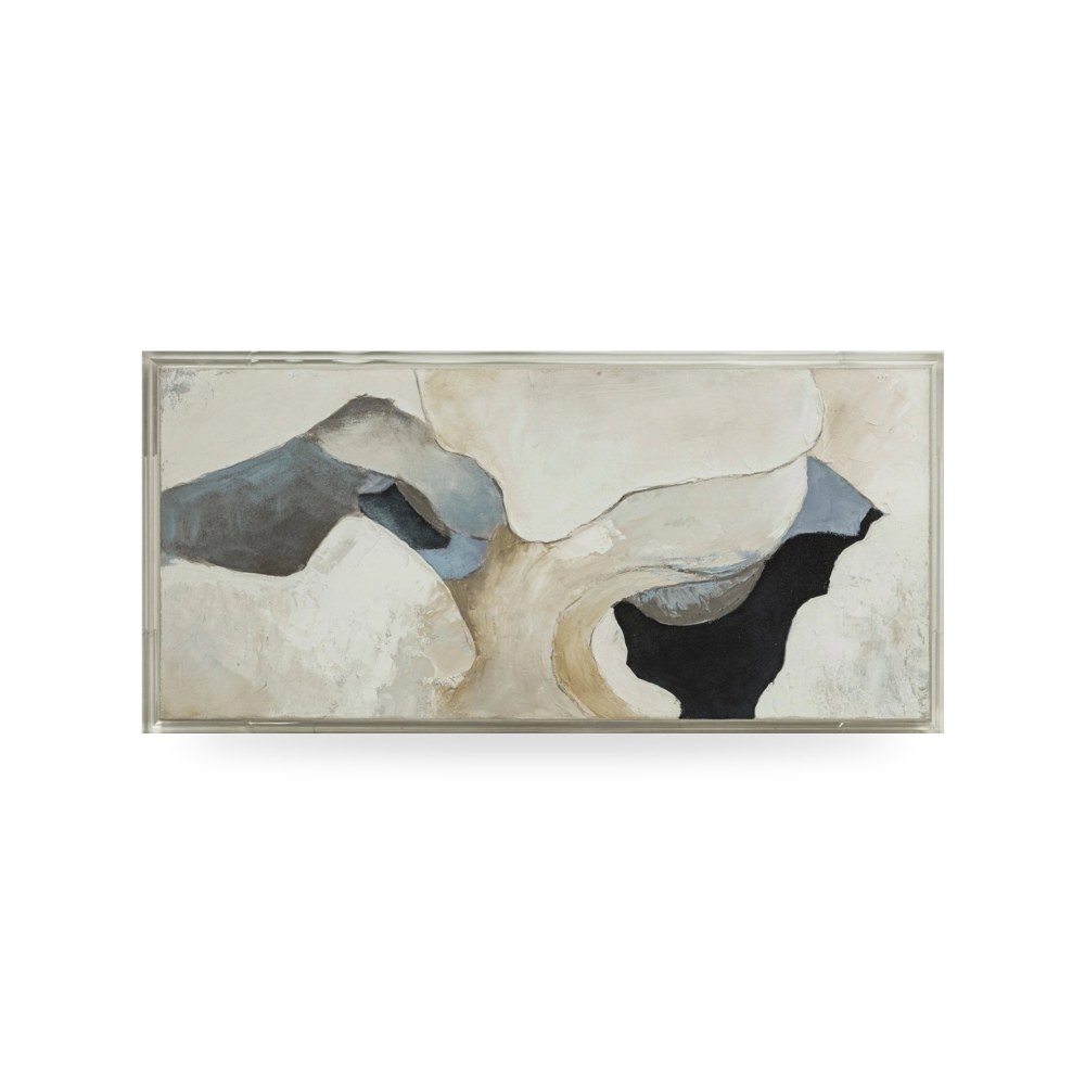 لوحة جدارية فنية 24x50 Truro Acrylic Frame Handpainted Sagebrook Home موديل EV70433