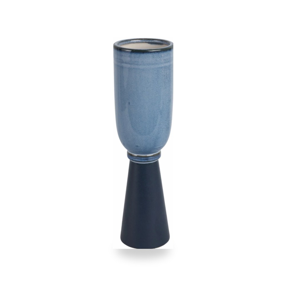 فازة زينة أزرق Sagebrook Home موديل EV21124