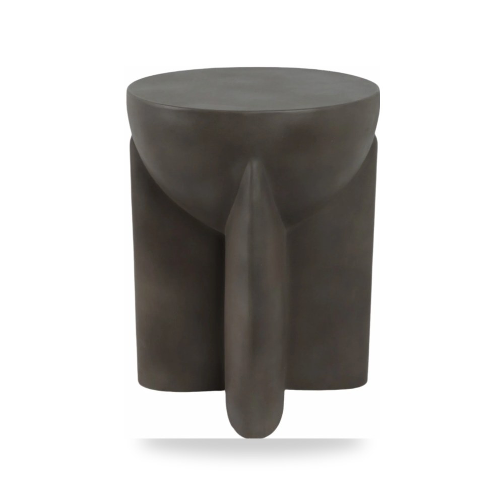 طاولة جانبية رمادي Concrete, Contemporary من ساج بروك هوم Sagebrook Home