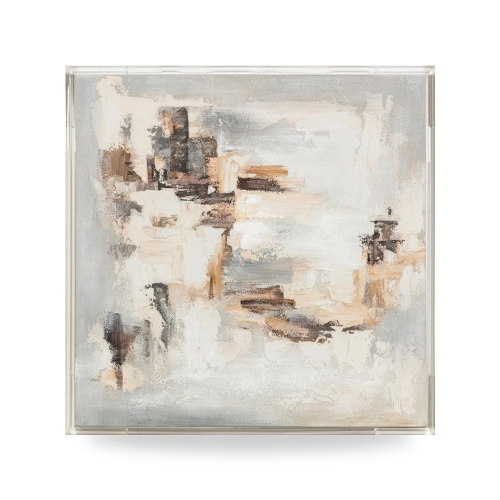 لوحة جدارية فنية 40x40 Bideford Acrylic Frame Handpainted Sagebrook Home موديل EV70438