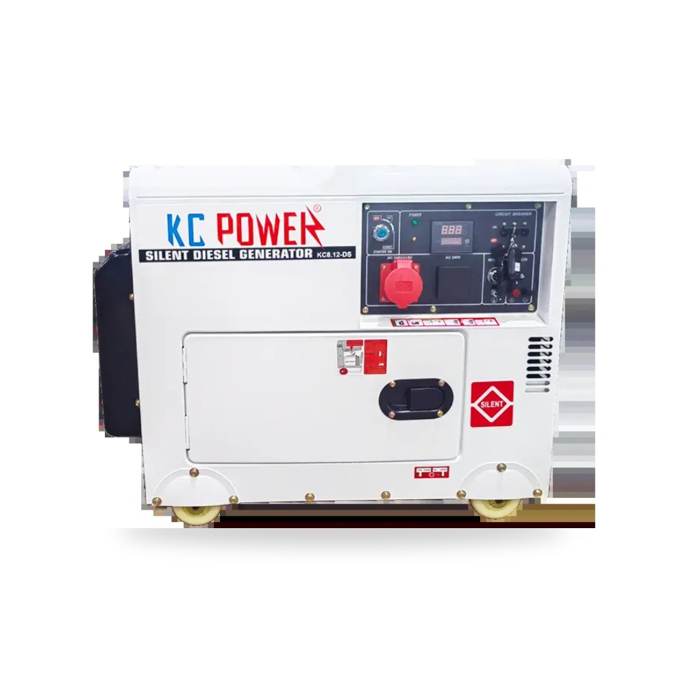 كيه سي باور مولد كهرباء صغير ديزل صامت محمول، موديل KC6.25-DS
