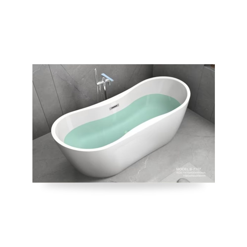 Bathtub acrylic BEBO 150*60 cm كريستي مول موديل B-7107