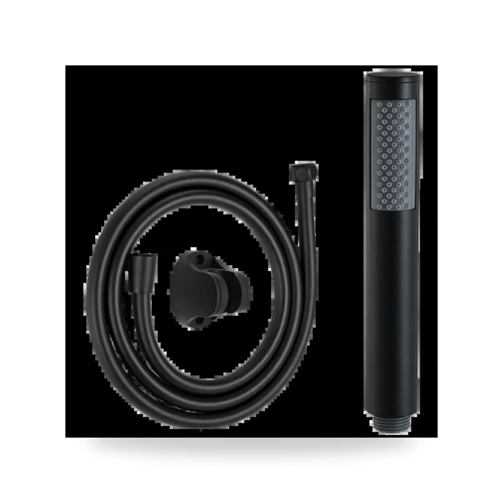 سماعة مع لي ستانلس ستيل مدور اسود موديل 8TU - S6105RSET - BK3