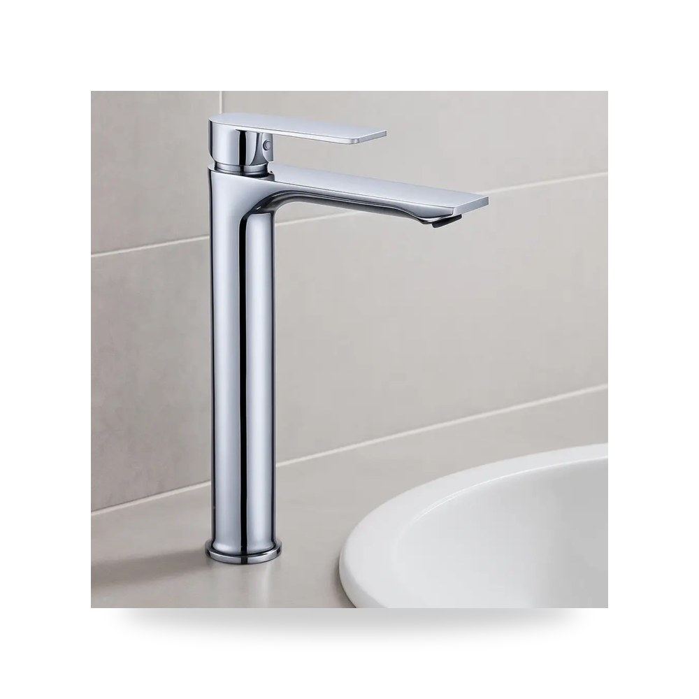 خلاط مغسلة طويل كروم موديل 8TU - M3029H - CH3