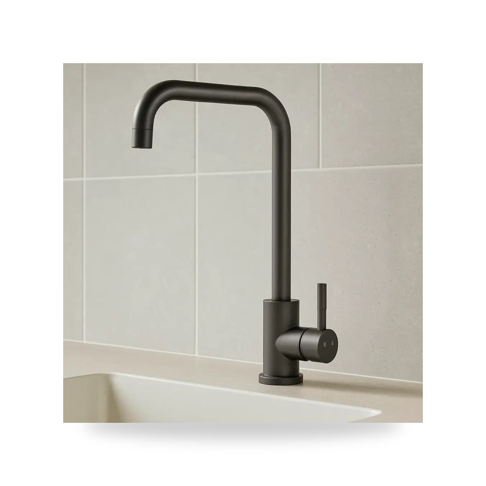 خلاط مجلى مستقيم ستانلس ستيل رمادي موديل 8TU - M3041 - GY3