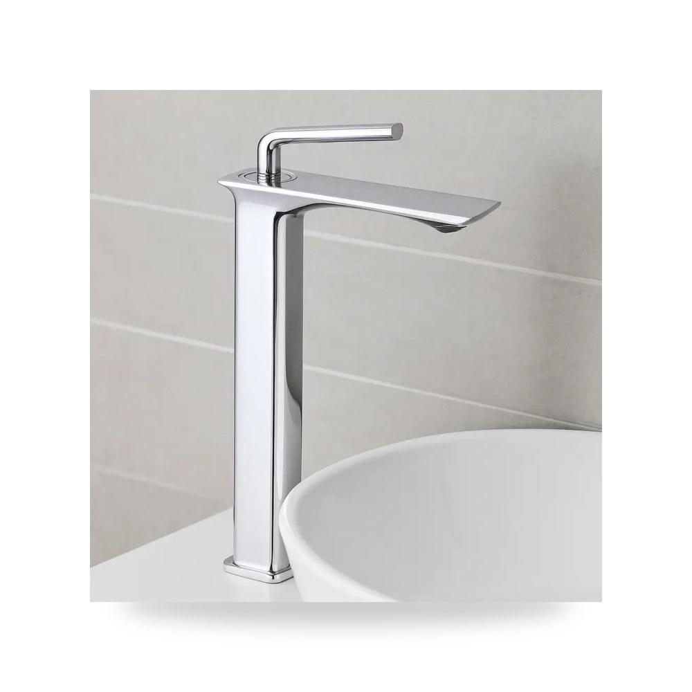 خلاط مغسلة طويل كروم موديل 8TU - M3036H - CH3