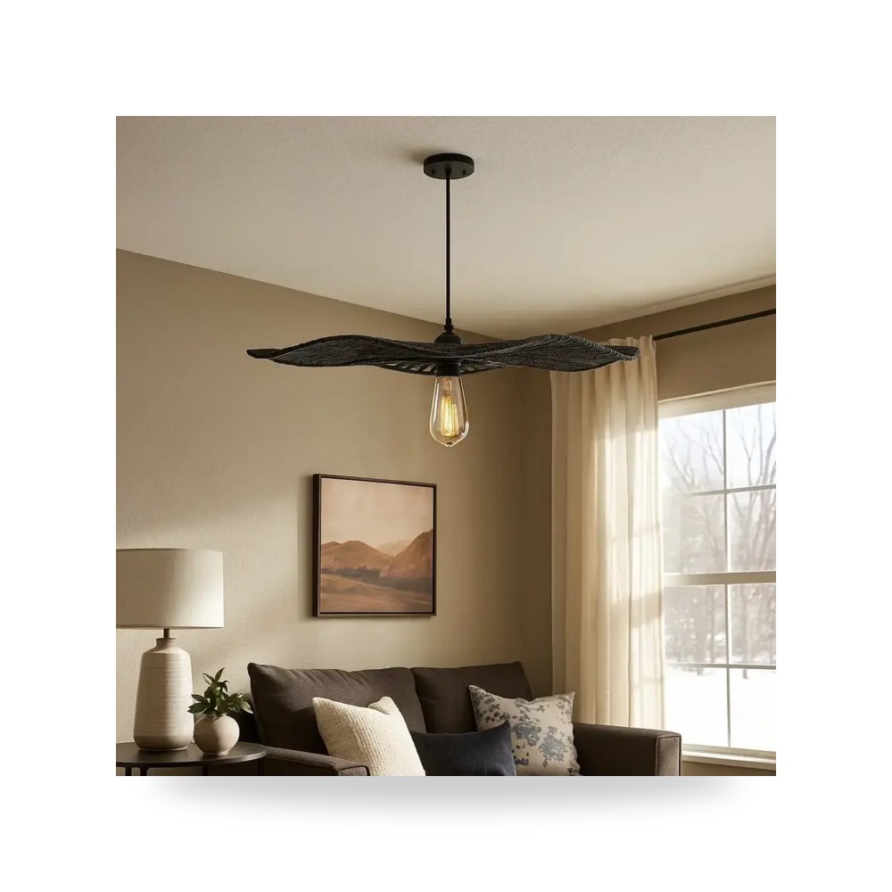 اناره معلقه ريفي قطر 50 سم موديل 8HA - D6298 - 500BK3