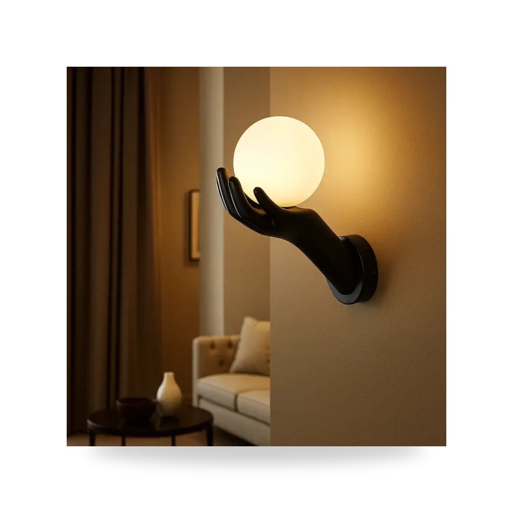 إنارة جدارية مودرن اسود أصفر موديل 8WA - D5977 - 1BK3
