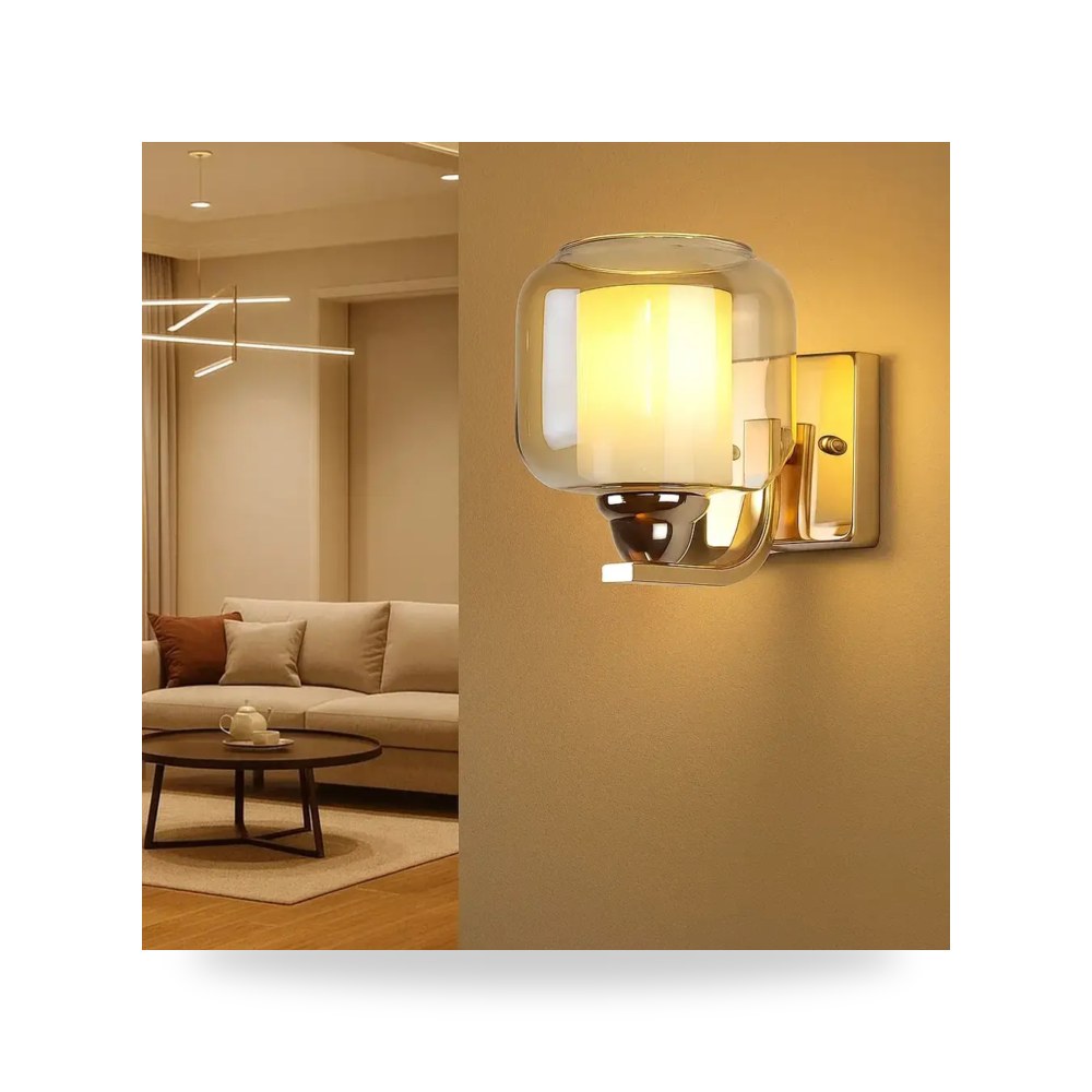 إنارة جدارية مودرن ذهبي موديل 8WA - C5287 - 1FGD3