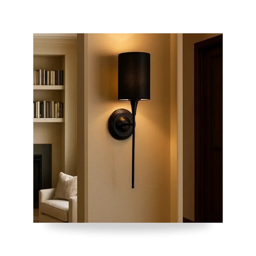 إنارة جدارية مودرن اسود أسود موديل موديل 8WA - D6394 - 1BK3