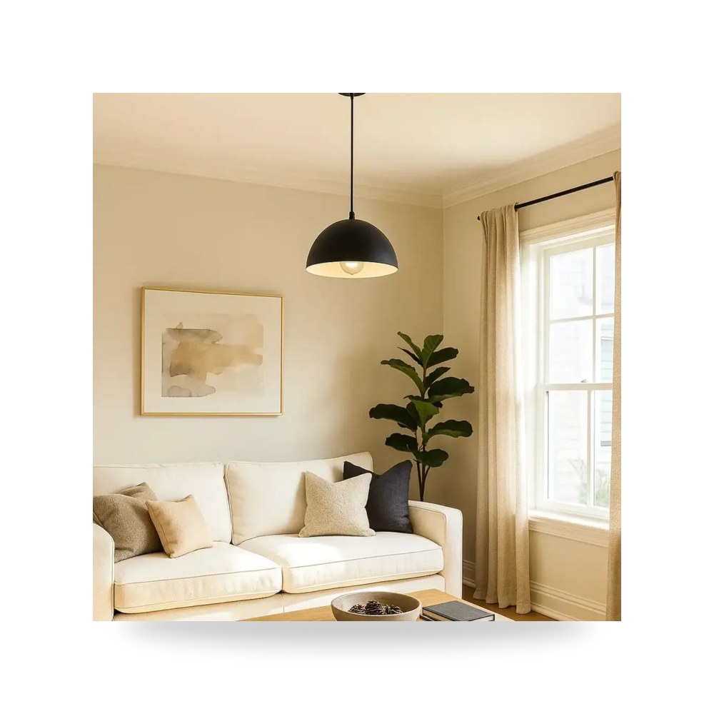 انارة معلقة كلاسيك اسود أسود موديل 8HA - C5539 - 250BK+WH3