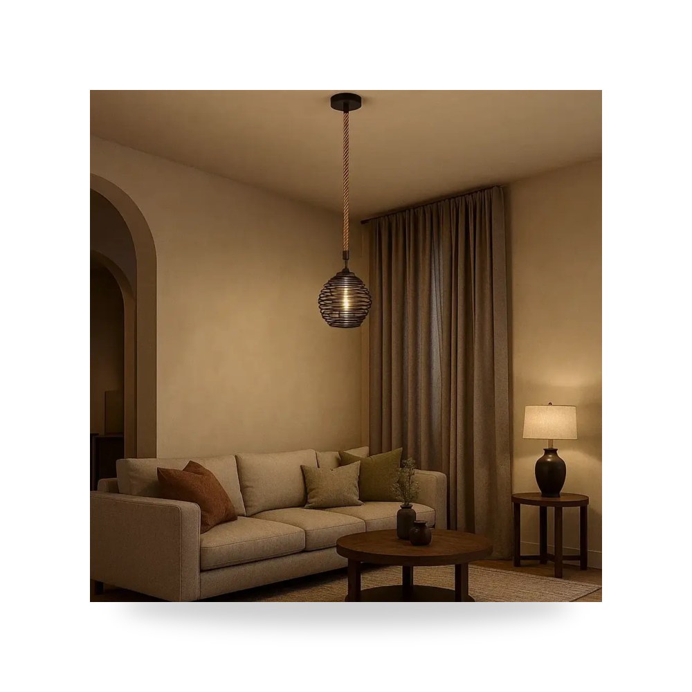 اناره معلقه ريفي لمبة E27 موديل 8HA - E6874 - 1BK3