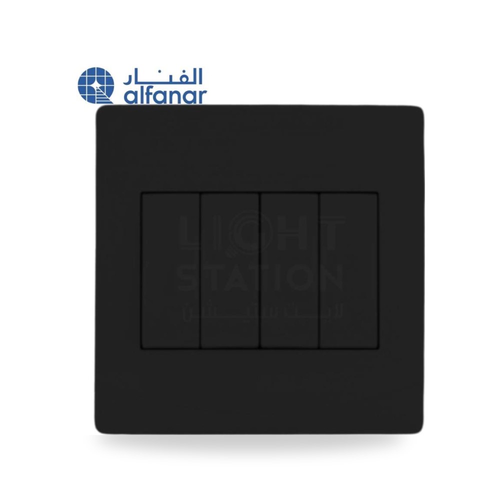مفتاح رباعي سدرا أسود الفنار موديل 14954